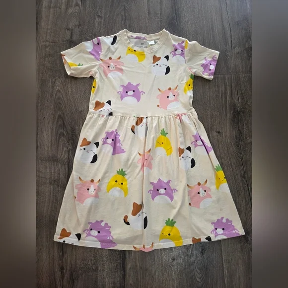 Girls Squishmallows Dress Size 8/10 - Picture 1 of 4